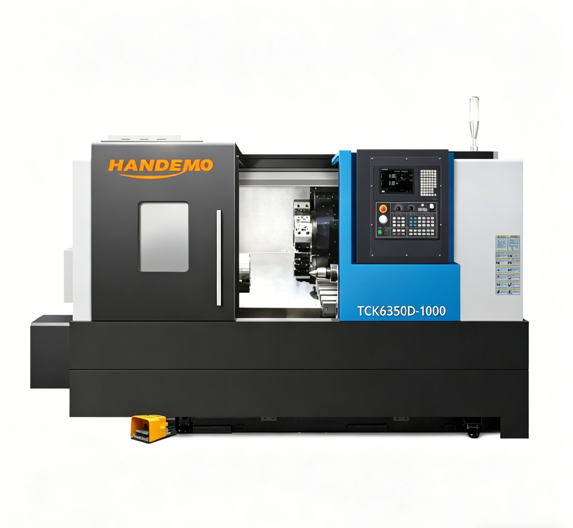TCK6350D CNC तिरछा बिस्तर खराद