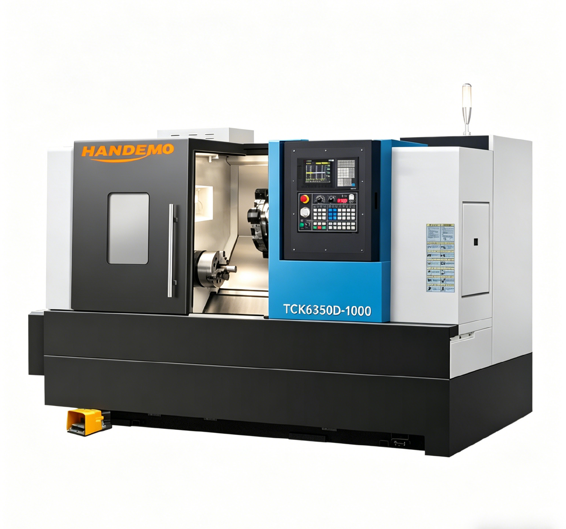 TCK6350D CNC तिरछा बिस्तर खराद