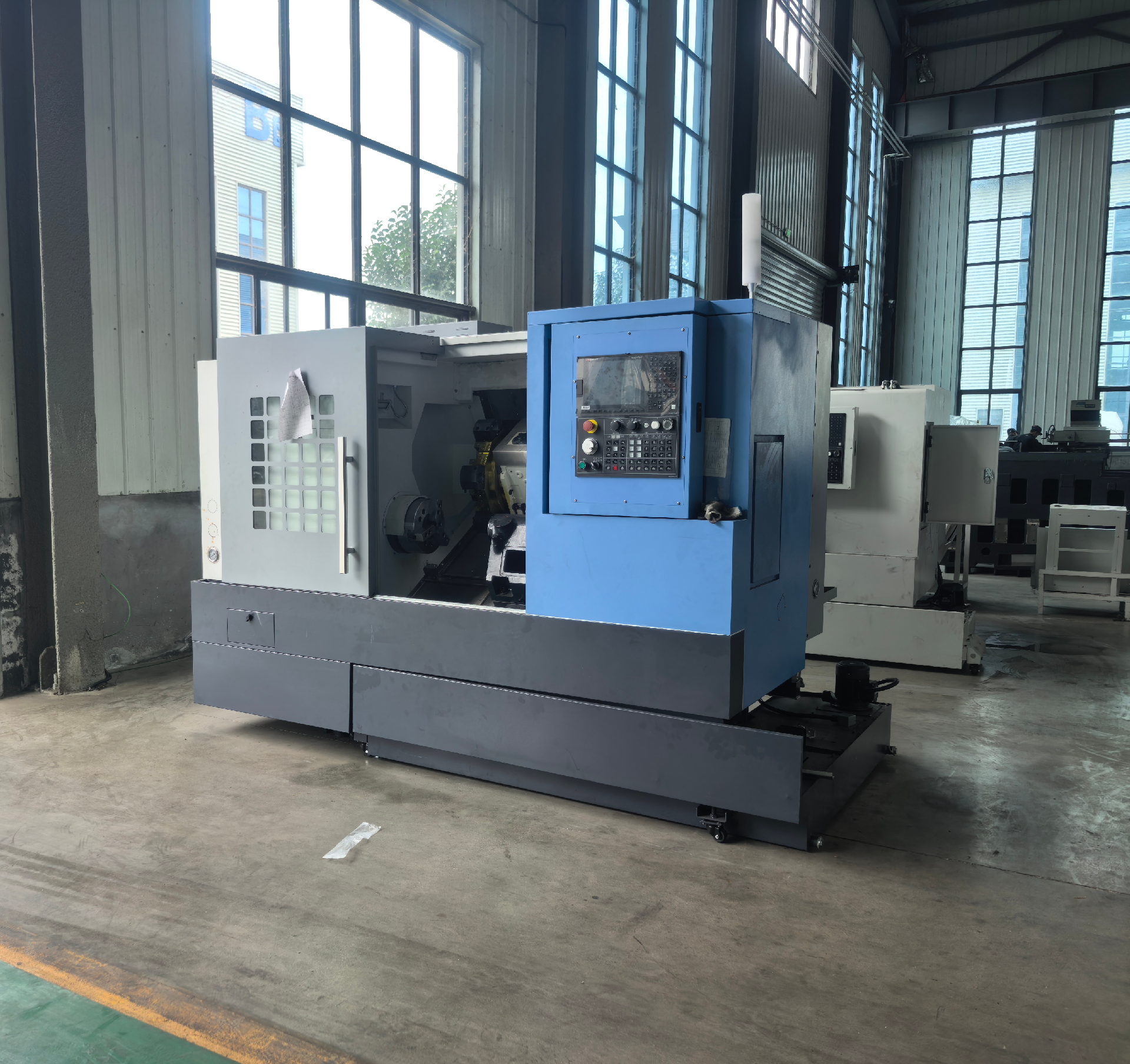TCK6050 CNC तिरछा बिस्तर खराद
