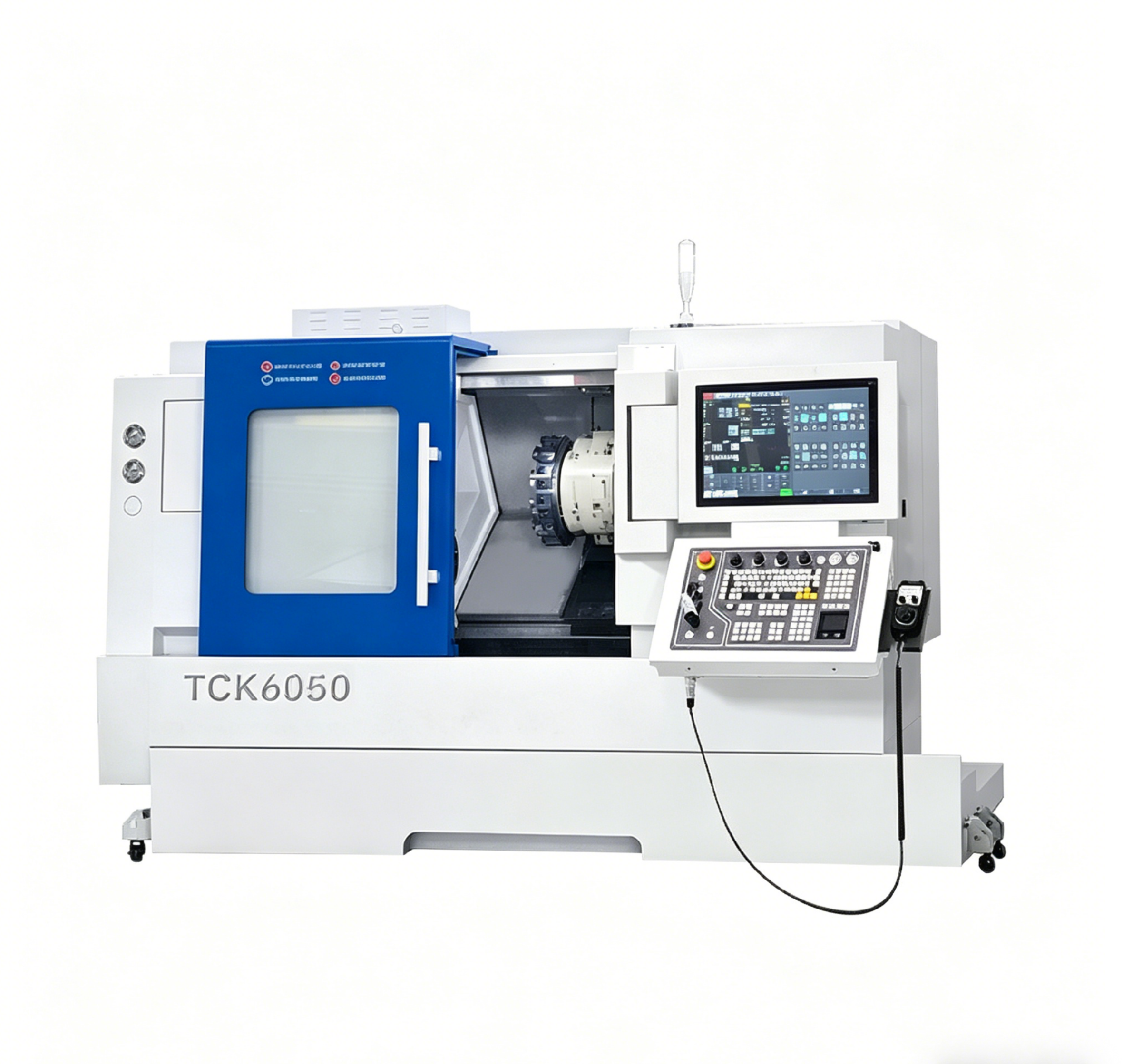 TCK6050 CNC तिरछा बिस्तर खराद