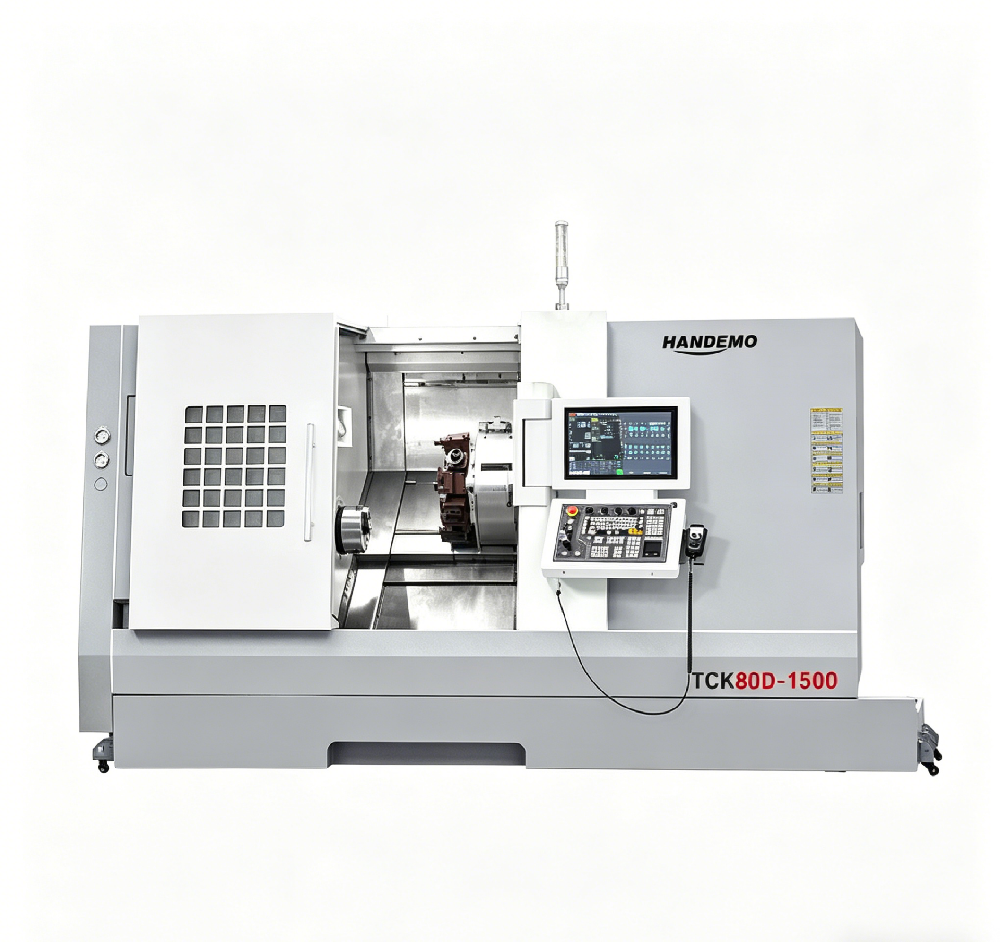 TCK80D-1500 CNC तिरछा बिस्तर खराद