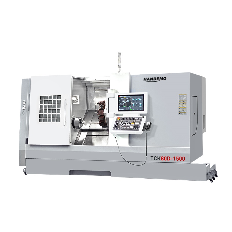 TCK80D-1500 CNC तिरछा बिस्तर खराद