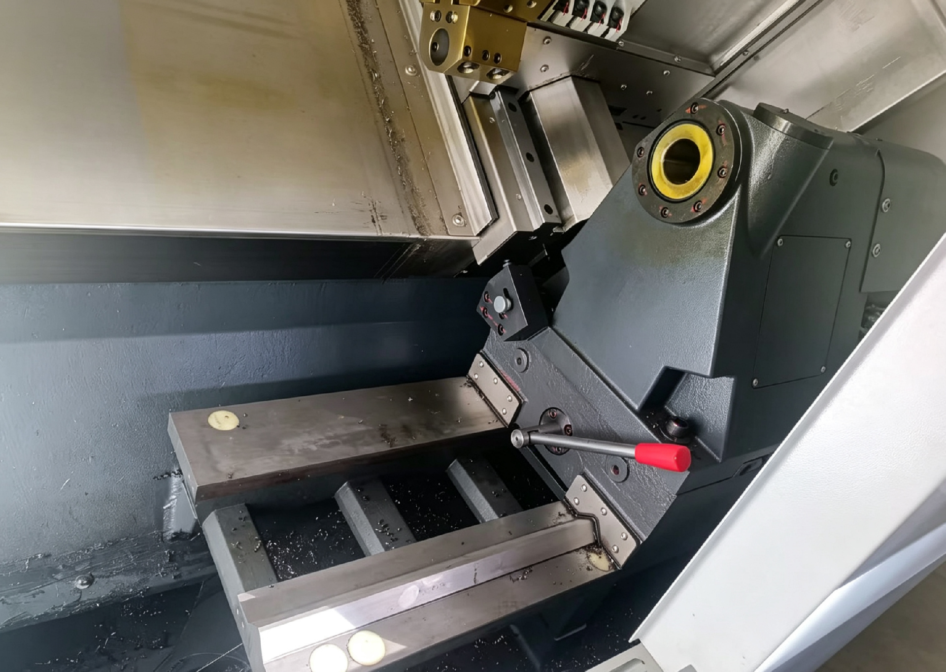TCK50 CNC तिरछा बिस्तर खराद